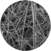 SEM image showing a clean fiber structure after the HCW system